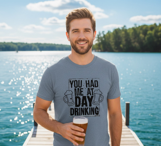 You Had Me At Day Drinking Soft Style T-Shirt