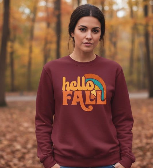 Hello Fall Oversized heavyweight sweatshirt