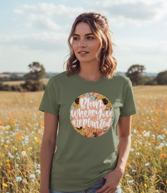 Bloom where you are planted Soft Style T-Shirt