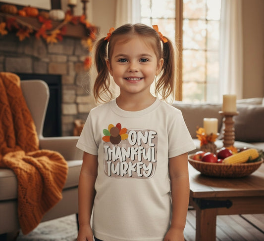 One Thankful Turkey Youth Tee