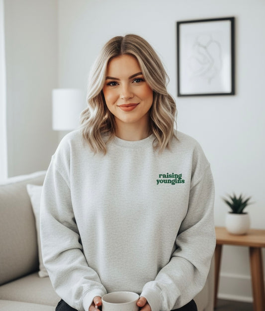 Raising Youngins Embroidered Sweatshirt